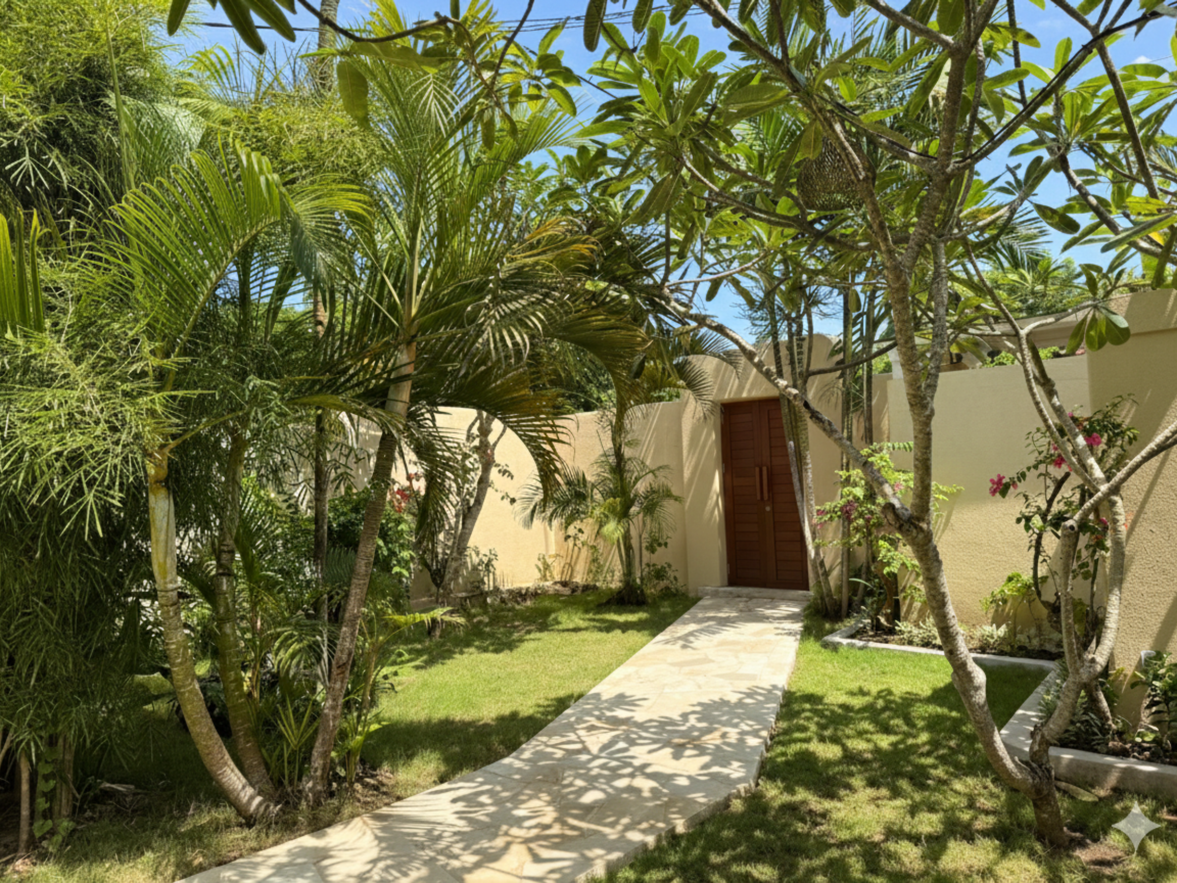 Entrance of the villa