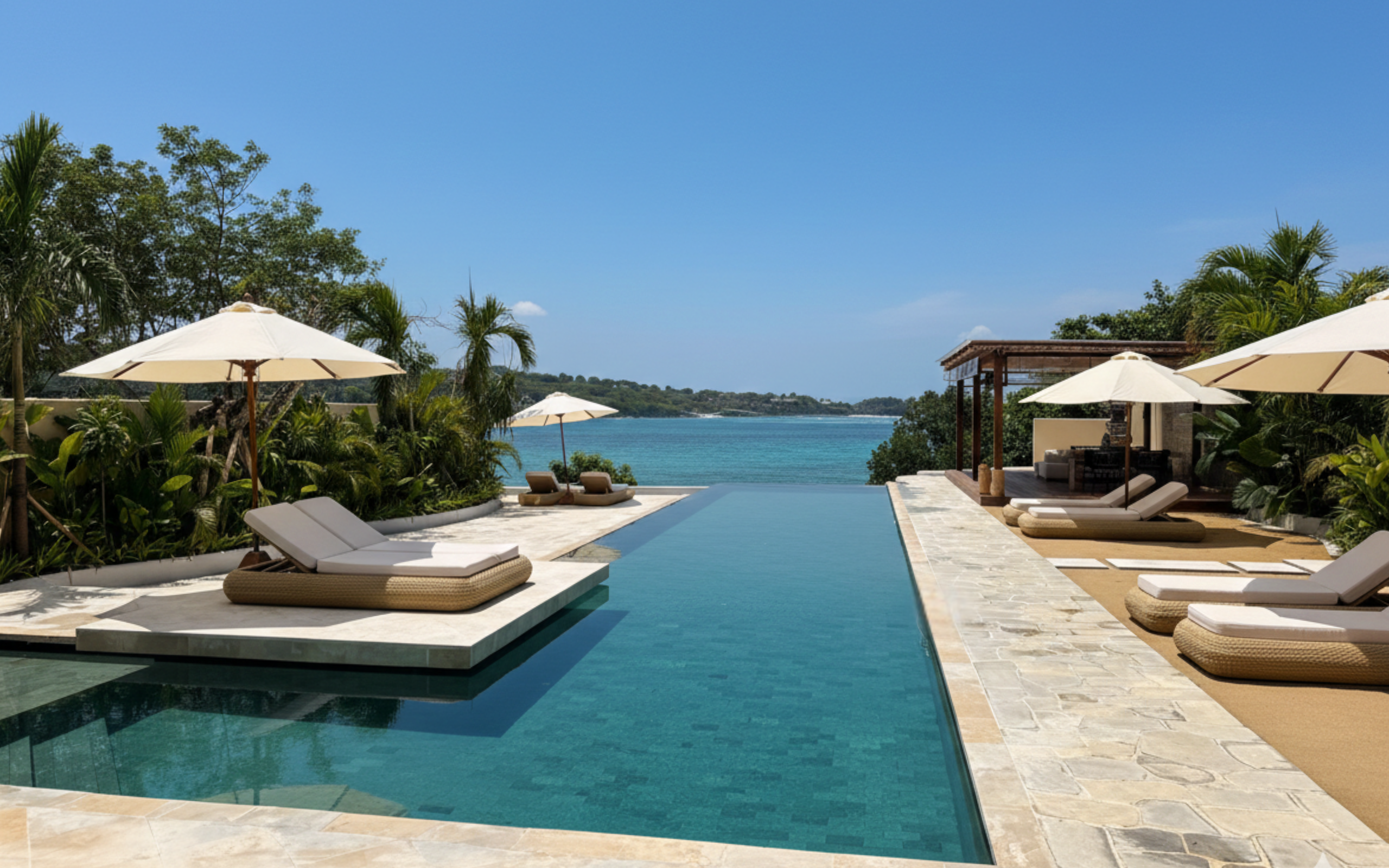 Villa Kingfisher aanzicht op Nusa Lembongan