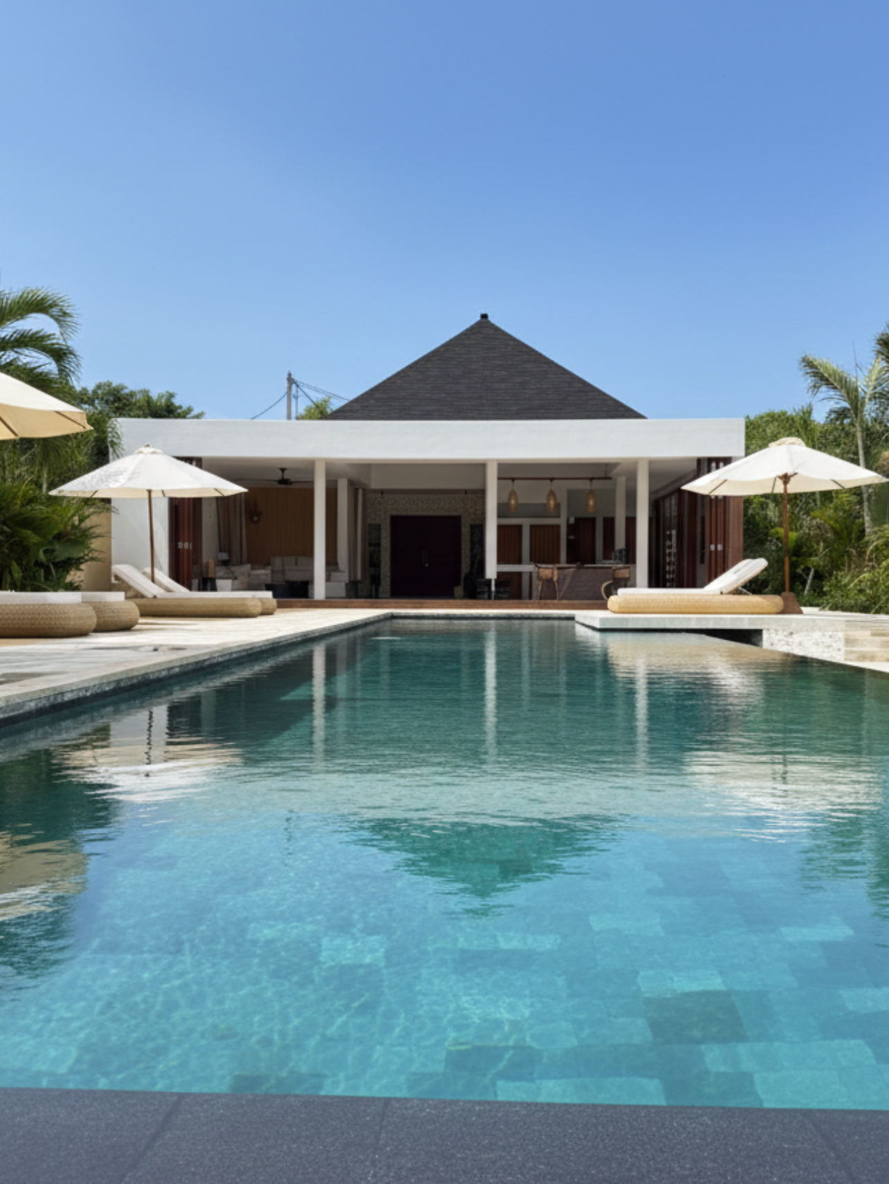 Infinity pool luxury estate