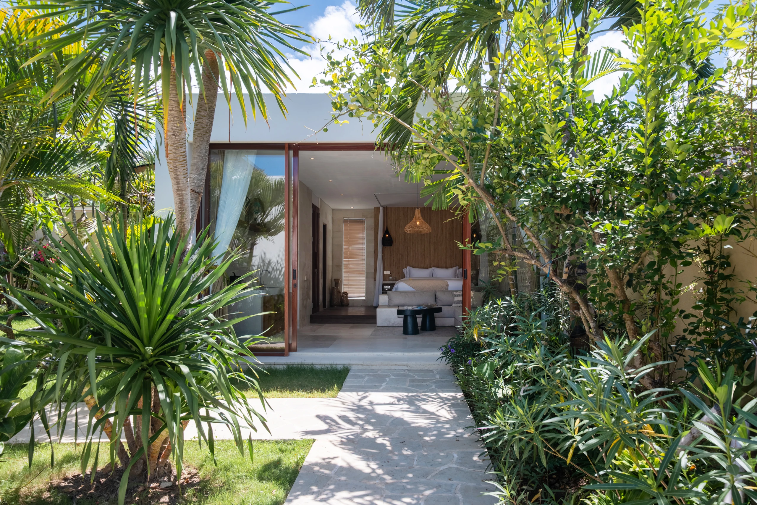 Villa exterior and details